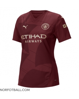 Billige Fotballdrakt Manchester City Replika Tredjedrakt Dame 2024-25 Kortermet